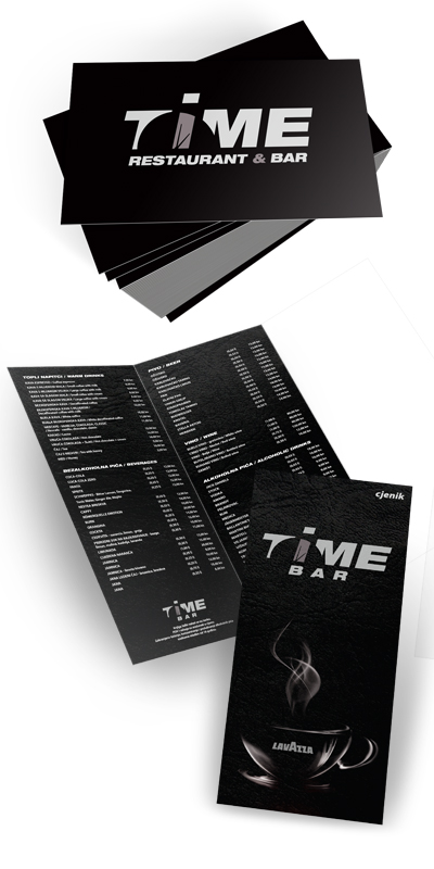 Time-business-cards-menu